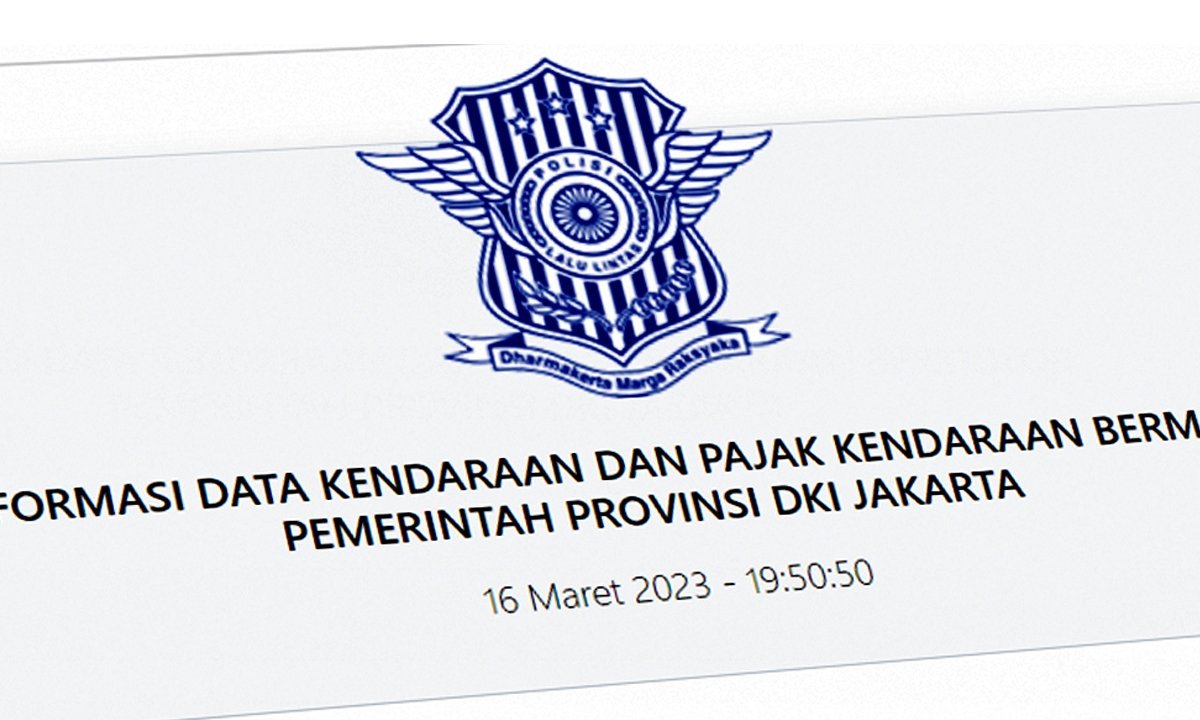 Berbagai kemudahan yang siapkan oleh Satlantas Polri dalam melakukan cek pajak kendaraan Jakarta, bahkan dapat melakukan cek pajak kendaraan Jakarta tanpa NIK atau Nomor Identifikasi Kendaraan. -samsat-