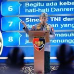 Listyo Sigit Prabowo saat menutup Rakernis satuan kerja Slog Polri di Yogyakarta, Jumat (3/3/2023). (Foto: Istimewa)