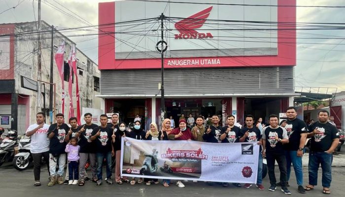 Berbagi Kebaikan ala Bikers Soleh Komunitas Honda