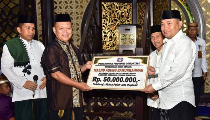 Masjid Baiturrahman Limboto Terima Dana Hibah dari Pemprov Gorontalo