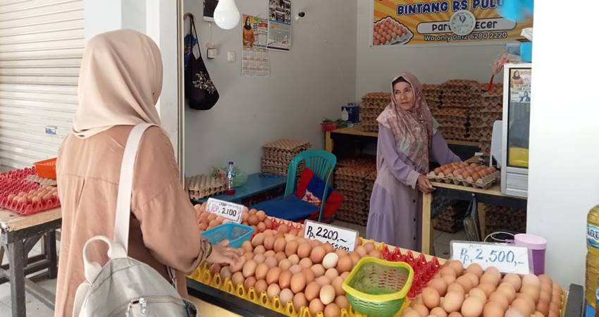 Hargo.co.id, GORONTALO - Harga telur ayam di disejumlah pasar di Kota Gorontalo terpantau mengalami kenaikan harga menjelang Ramadhan 2024.