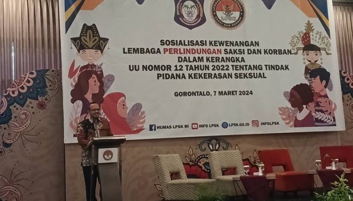 LPSK: Permohonan Perlindungan Korban Kekerasan Seksual di Gorontalo Masih Sedikit