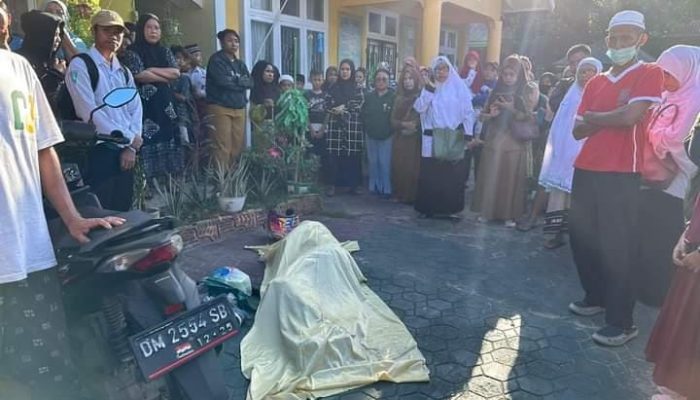 Sesosok Mayat Pria Ditemukan di MI Al-Magfirah Telaga Jaya