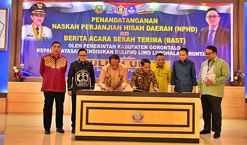 Syam_ Hibah Aset untuk Universitas Gorontalo Sangat Penting